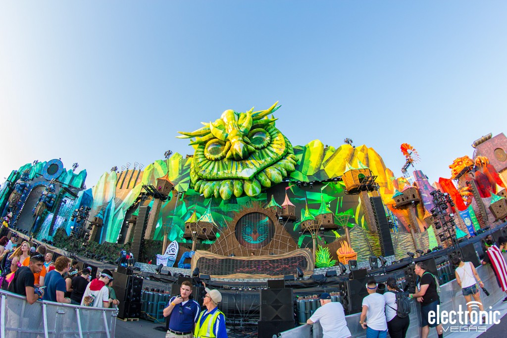 First look The stages of EDC Las Vegas 2015 Electronic Vegas