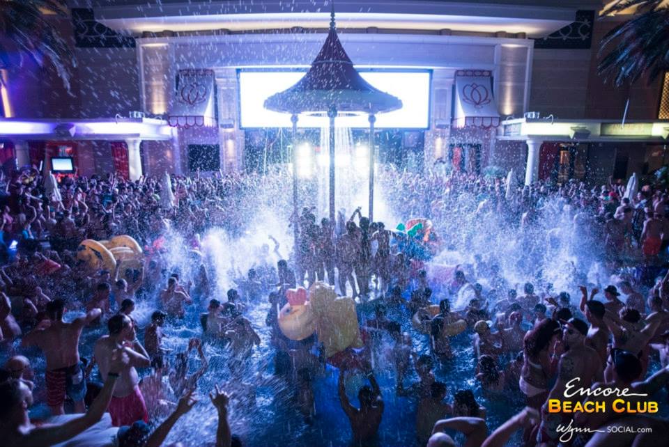 Encore Beach Club At Night Formerly Surrender Event Calendar Electronic Vegas