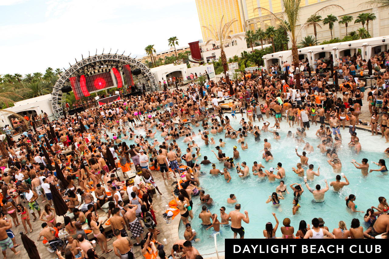 Vegas pool party schedule