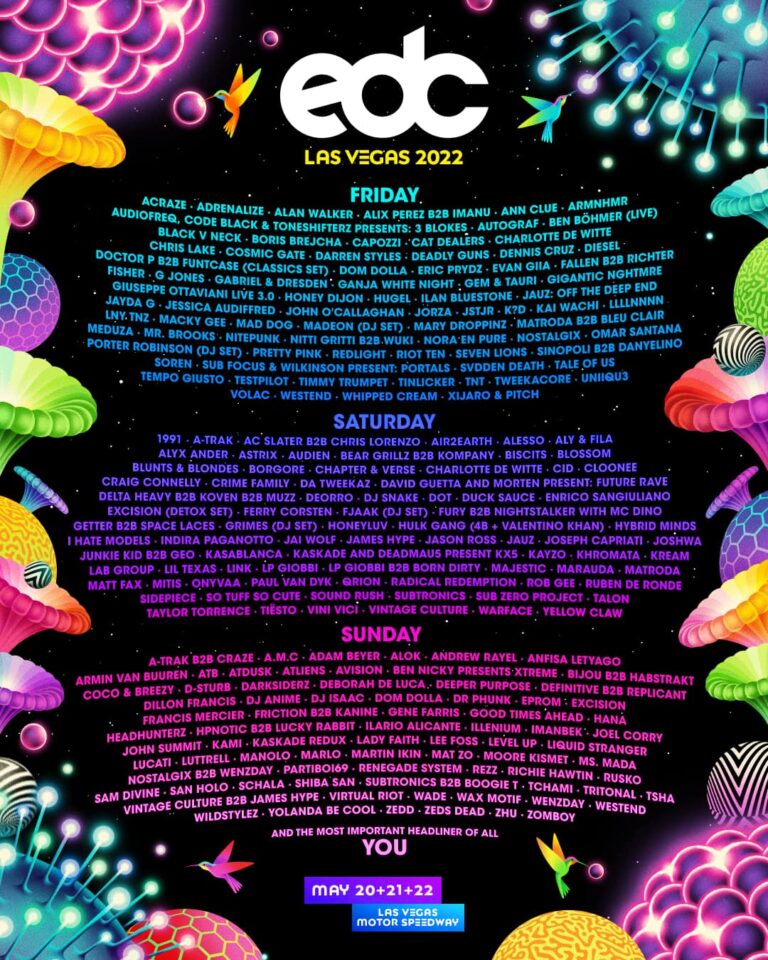 Festival Electric Daisy Carnival (EDC) Las Vegas tickets and lineup on