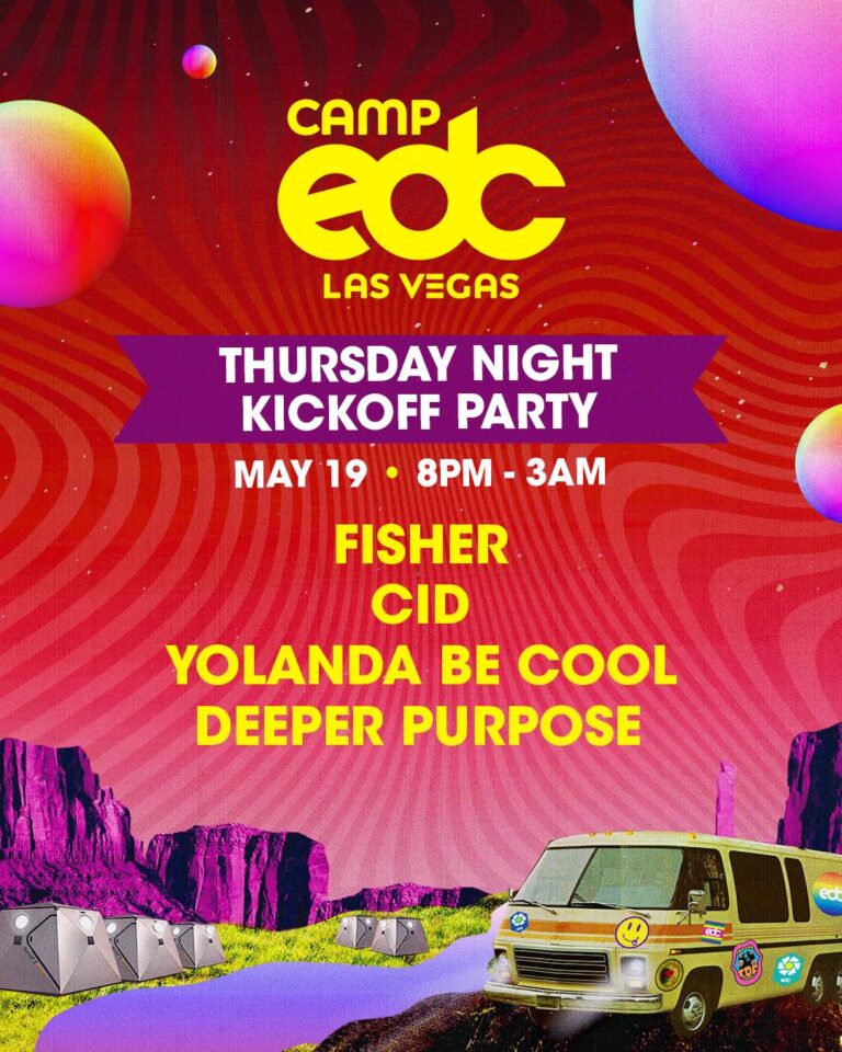 Lineups revealed for Camp EDC opening party, daily pool parties