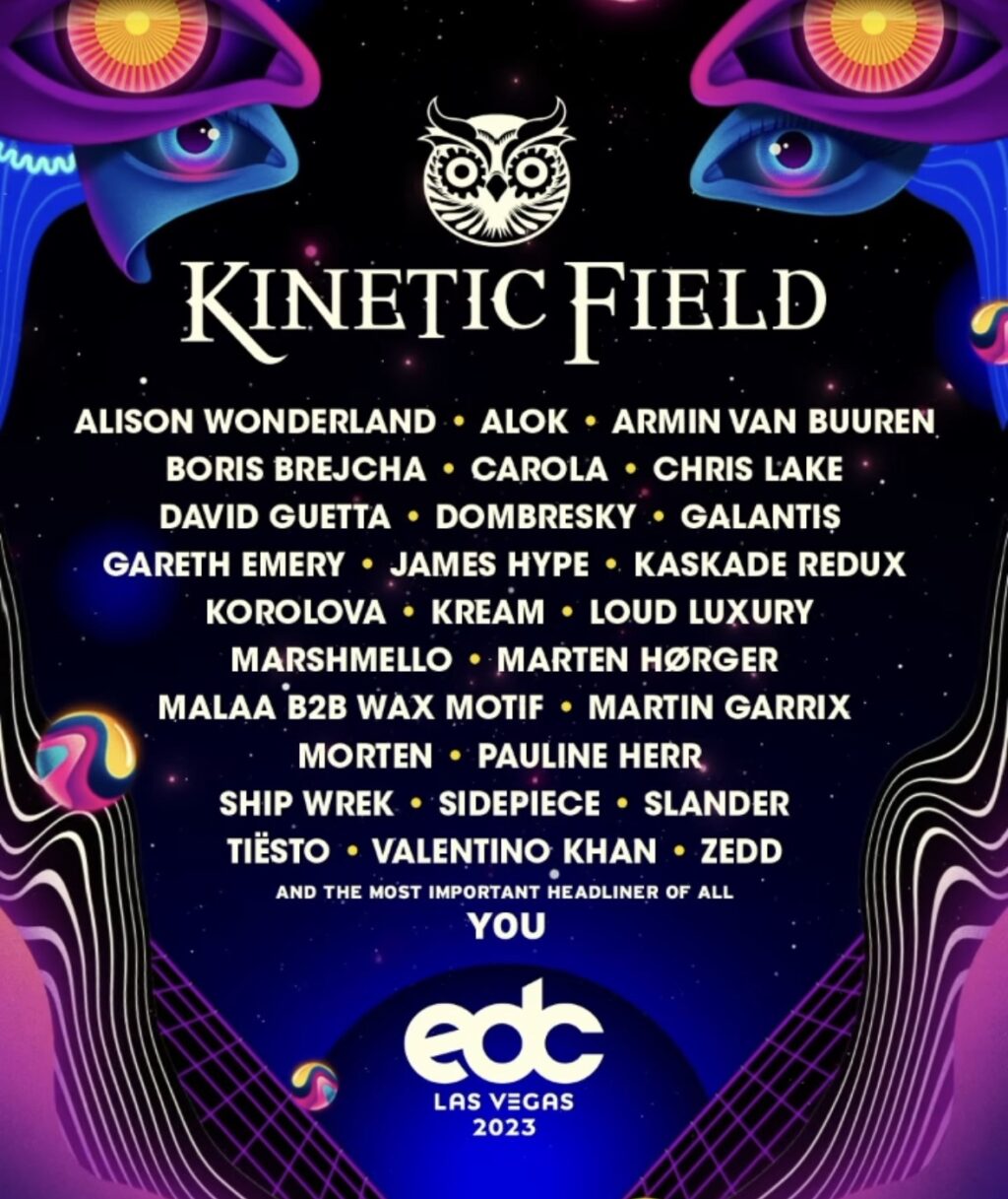 Insomniac reveals individual stage lineups for EDC 2023 – Electronic Vegas