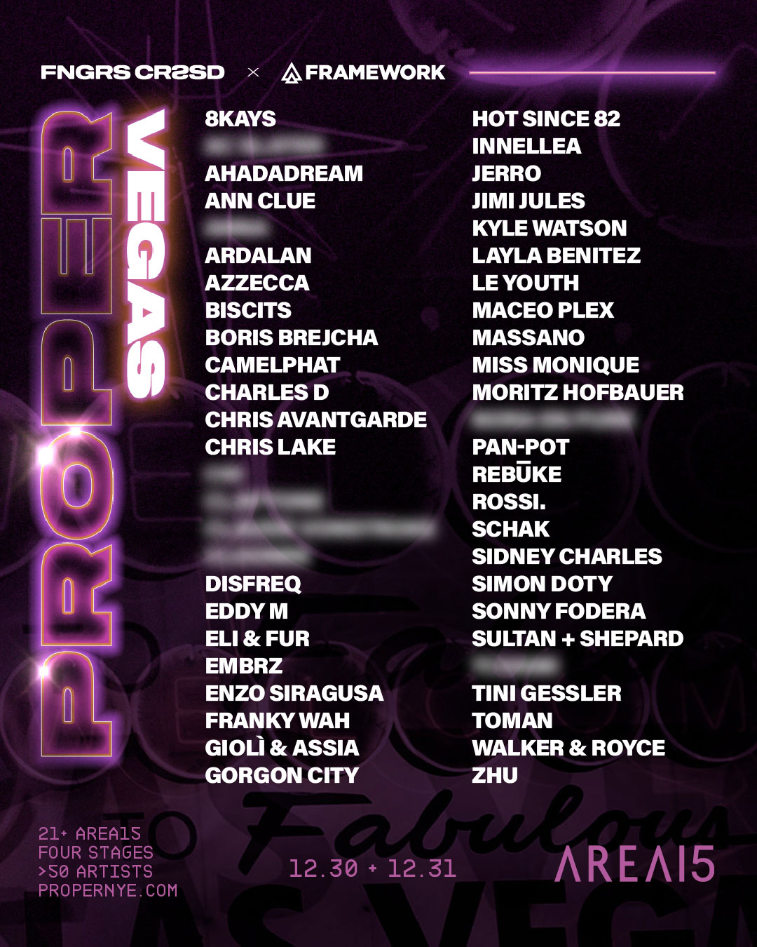 Proper NYE reveals lineup for inaugural Las Vegas edition Electronic